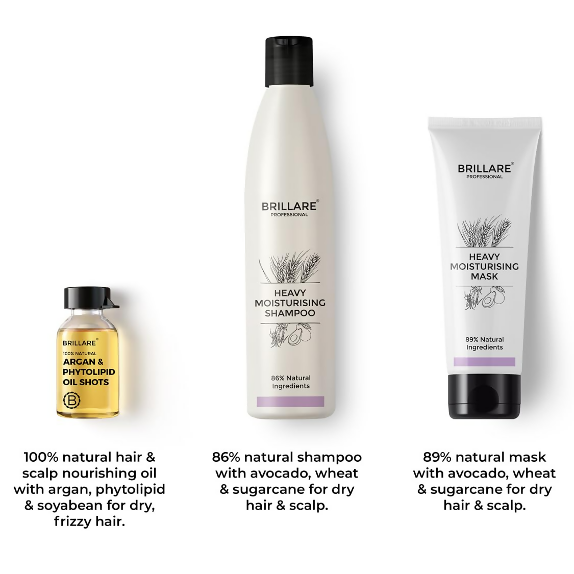 Brillare Heavy Moisturising Treatment Combo | Grocsy