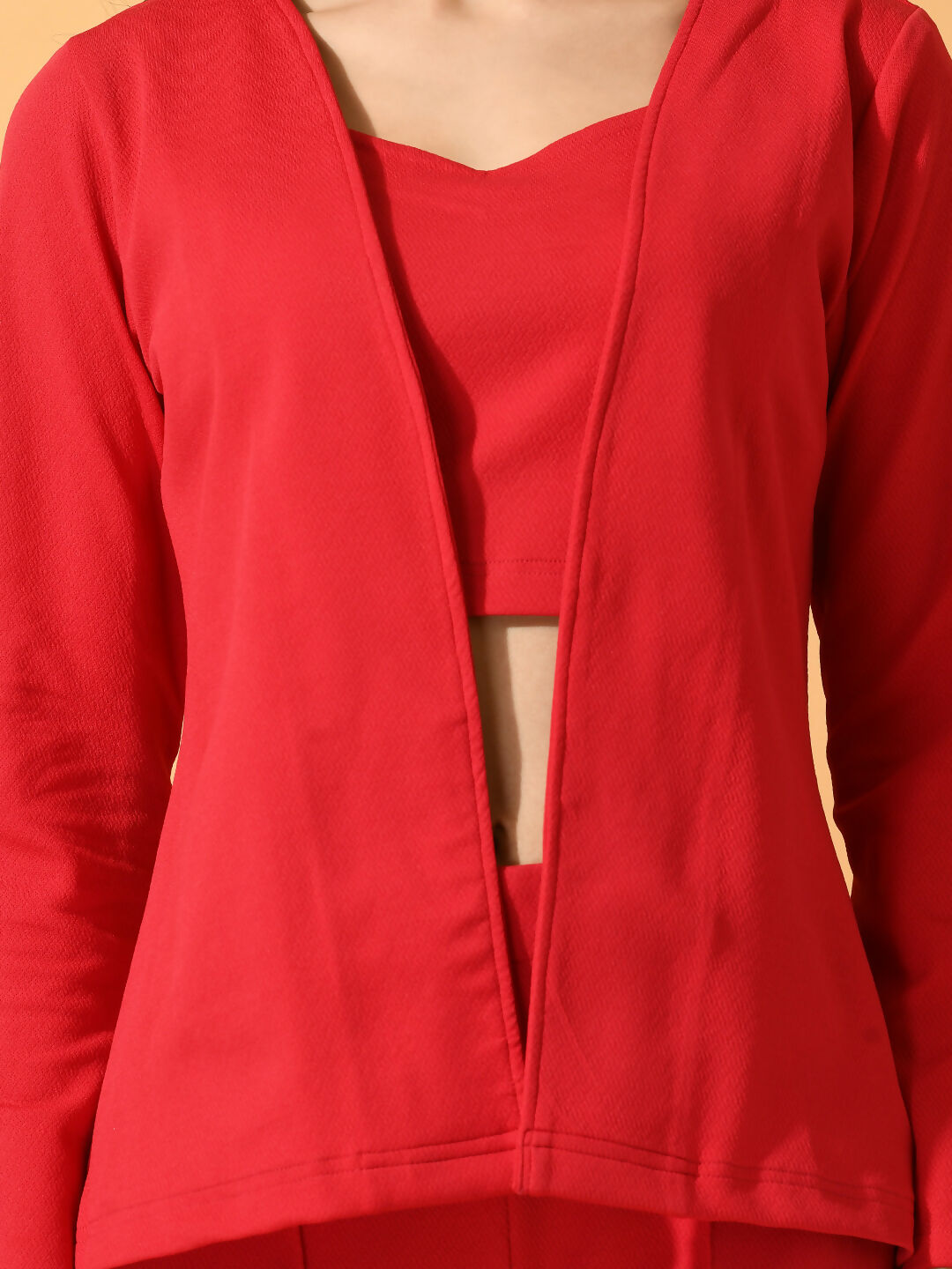 Myshka Women's Pink Solid Solid Jacket | Grocsy