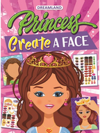 Dreamland Publications Princess Create a Face Book For Kids | Grocsy