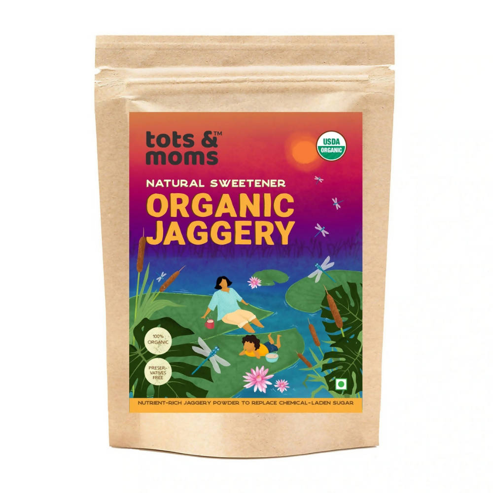 Tots and Moms Organic Natural Jaggery Sweetener | Grocsy