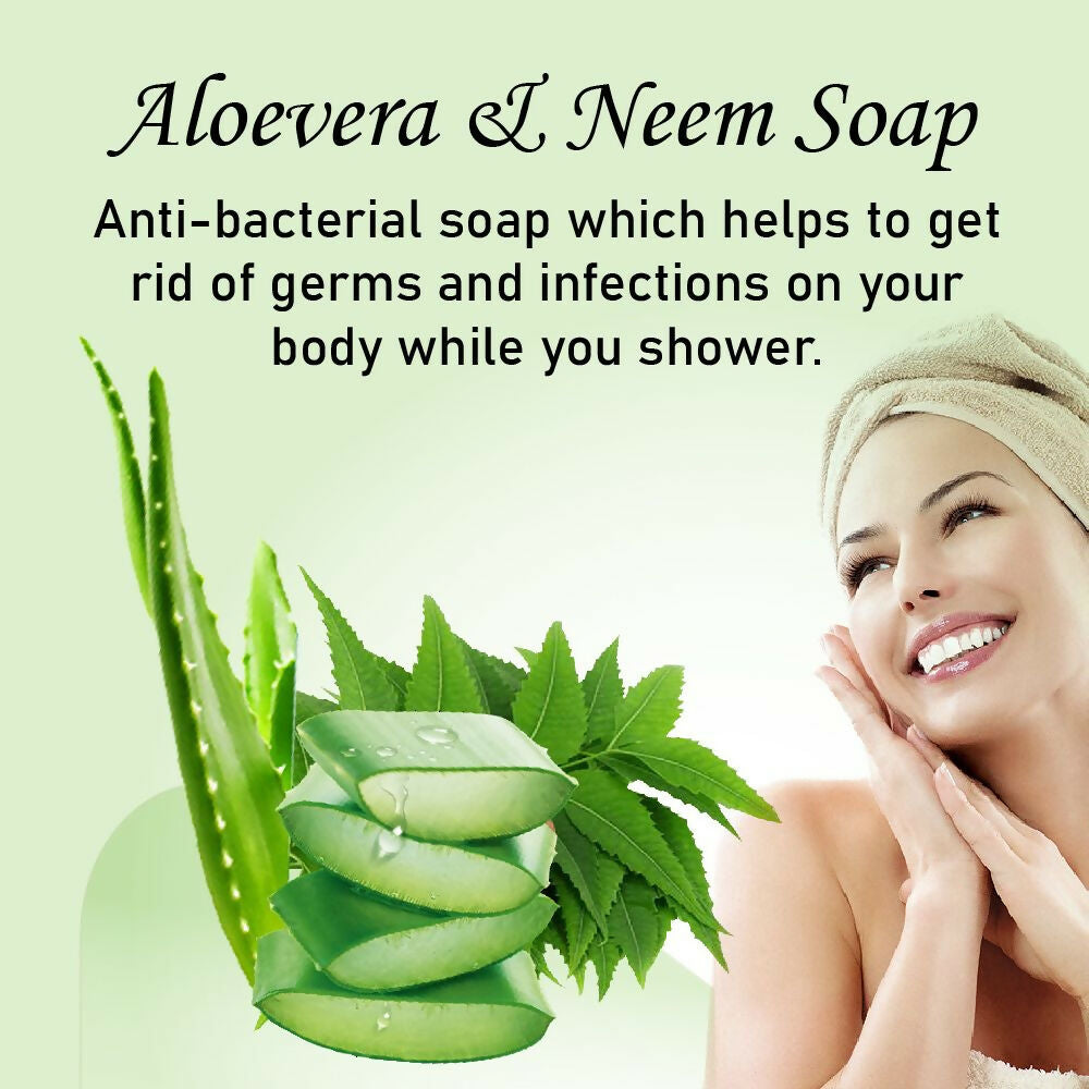 Prakriti Herbal Soap Aloevera and Neem | Grocsy