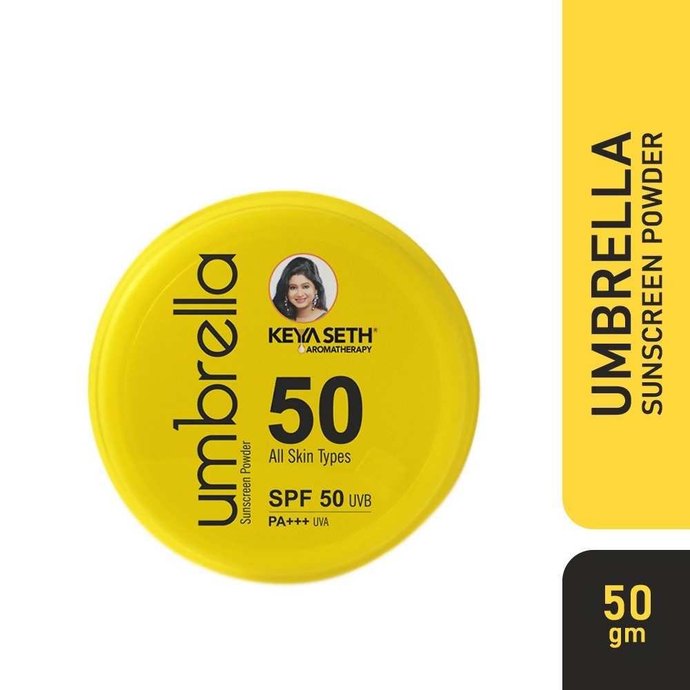 Keya Seth Aromatherapy Umbrella Sunscreen Powder SPF 50 UVB PA+++ UVA | Grocsy