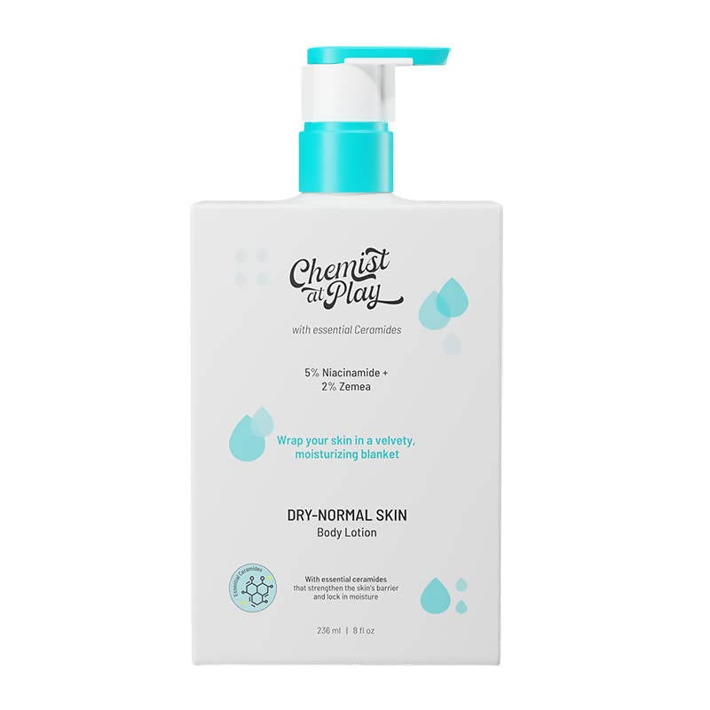 Chemist At Play Dry-Normal Skin Body Lotion with 5% Niacinamide + 2% Zemea For Deep Nourishment, Long Hydration | Grocsy