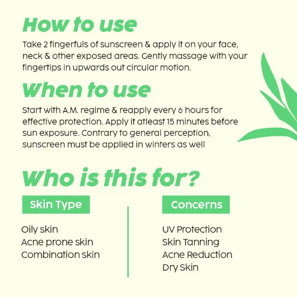 PLIX The Plant Fix 0.1% Salicylic Acid Jamun Mattifying Lightweight Sunscreen SPF50+ PA+++ UVA, UVB Shield | Grocsy