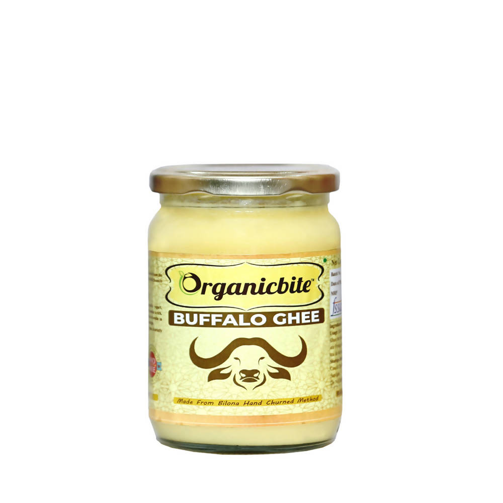 Organicbite Buffalo Ghee | Cultured Pure Desi Ghee | 100% Preservative Free | Grocsy