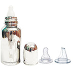 Goodmunchkins Stainless Steel Feeding Bottle Joint Less 304 Grade No Joints BPA Free for New Born Baby/Toddlers/Infants-200ml | Grocsy