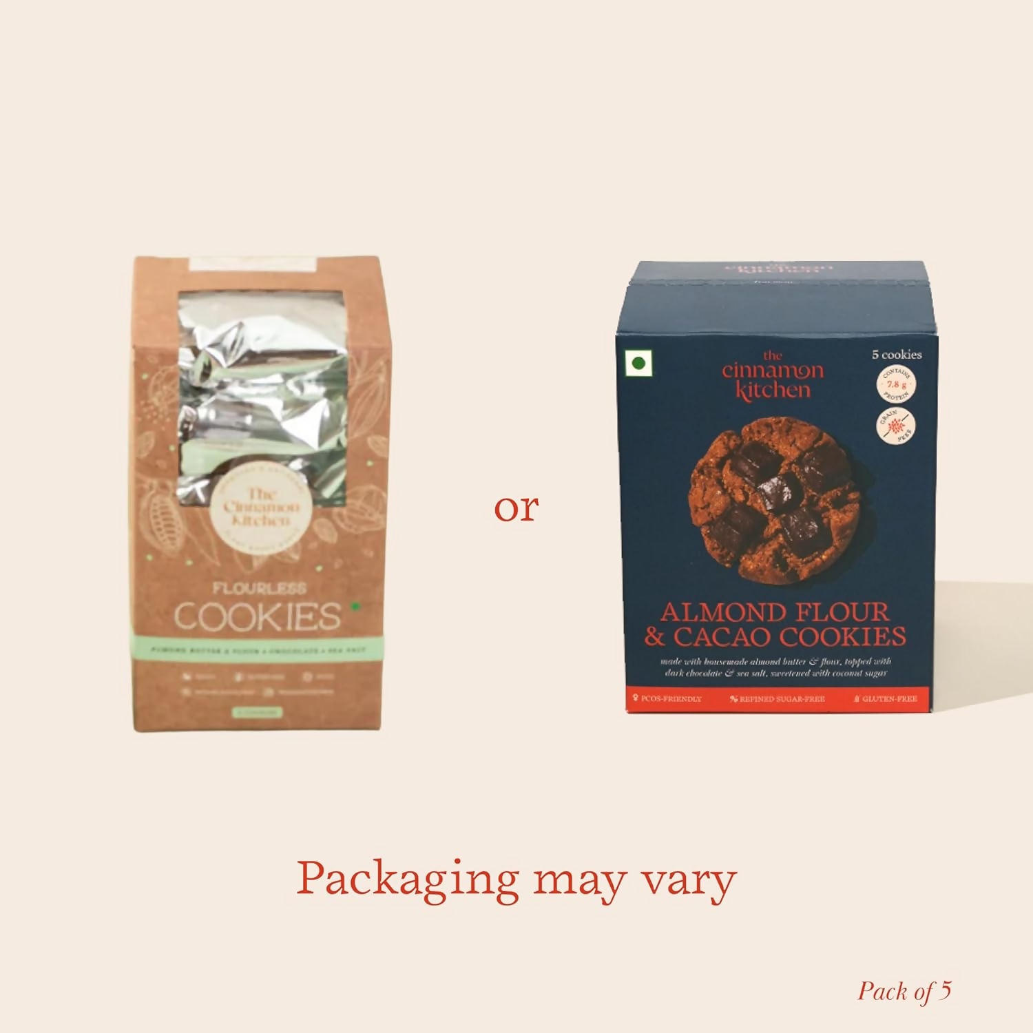 The Cinnamon Kitchen Almond Flour & Cacao Cookies | Grocsy