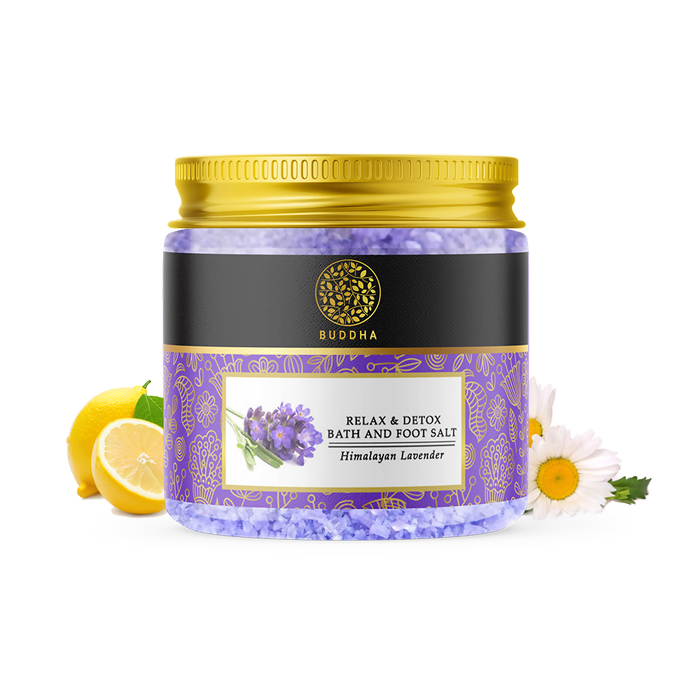 Buddha Natural Lavender Bath Salt & Foot Soak Salt | Grocsy