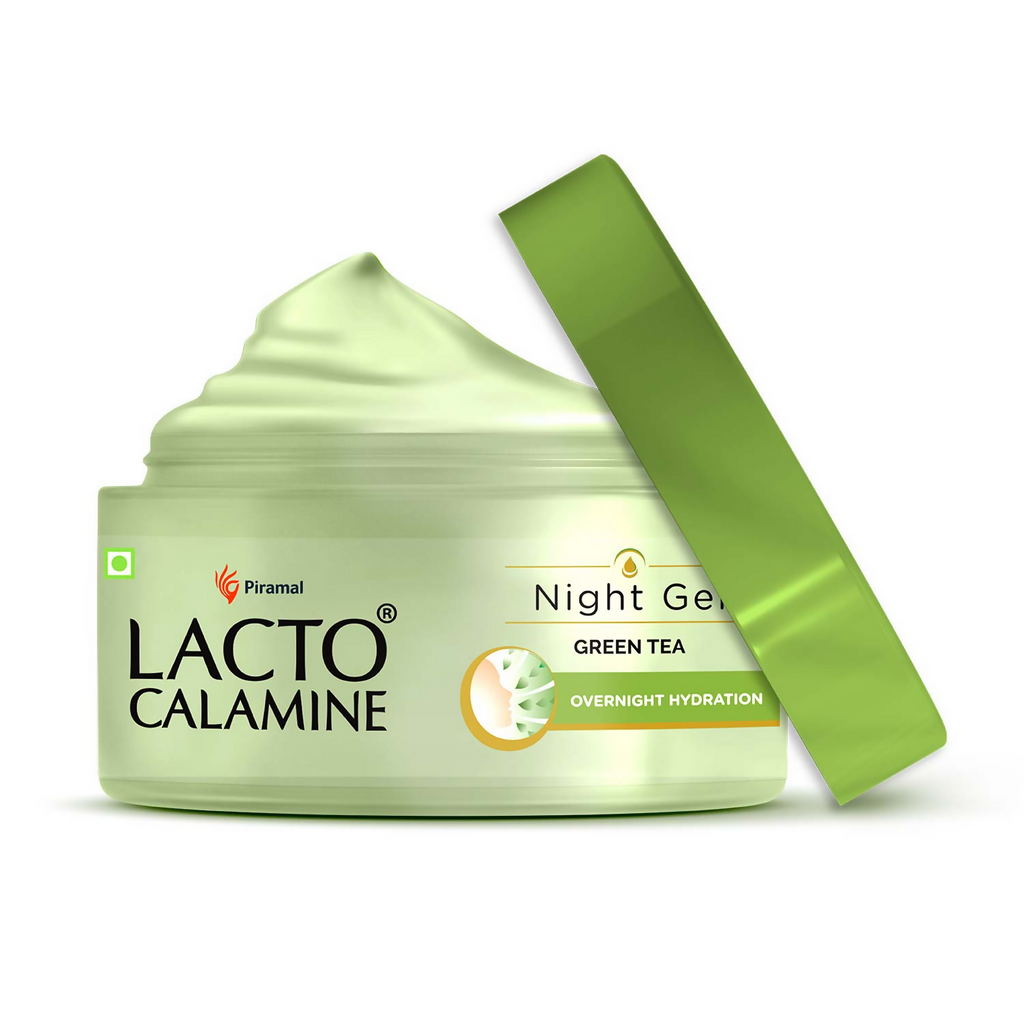 Lacto Calamine Night Gel with Green Tea | Grocsy