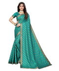 Vamika Dola Silk Green Lace Border Bollywood Style Saree (SUCHI GREEN) | Grocsy