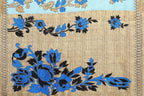 Vamika blue Printed Art Silk Saree | Grocsy