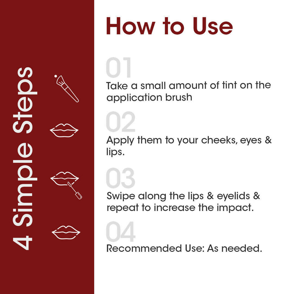 TAC - The Ayurveda Co. Lip, Cheek & Eye Tints Magic Combo Box | Grocsy