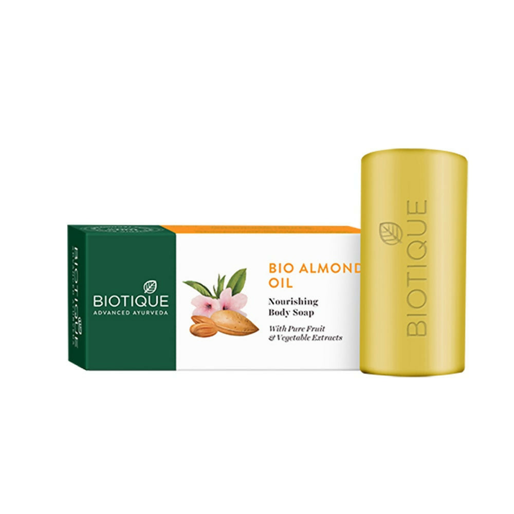 Biotique Bio Almond Oil Nourishing Bathing Bar | Grocsy