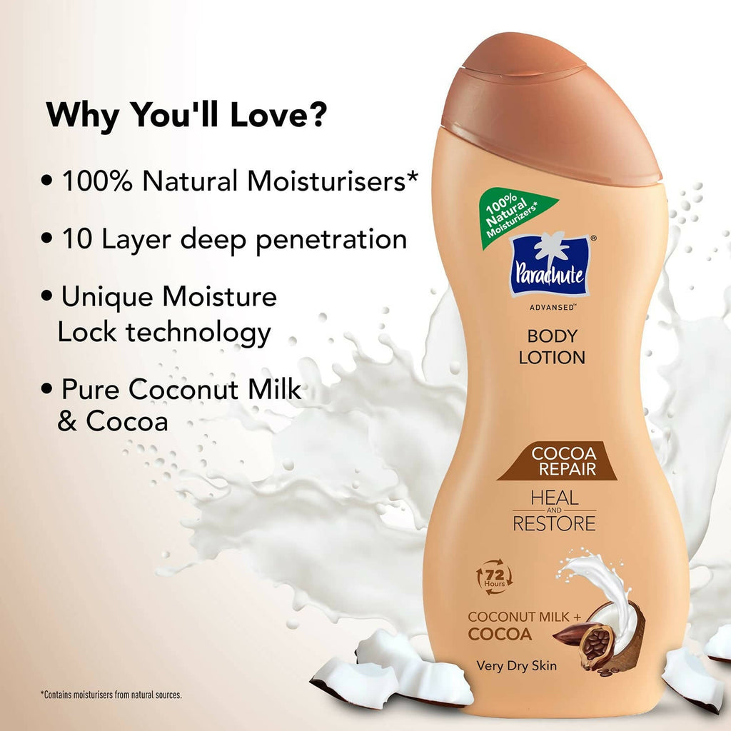 Parachute Advansed Cocoa Repair Body Lotion | Grocsy