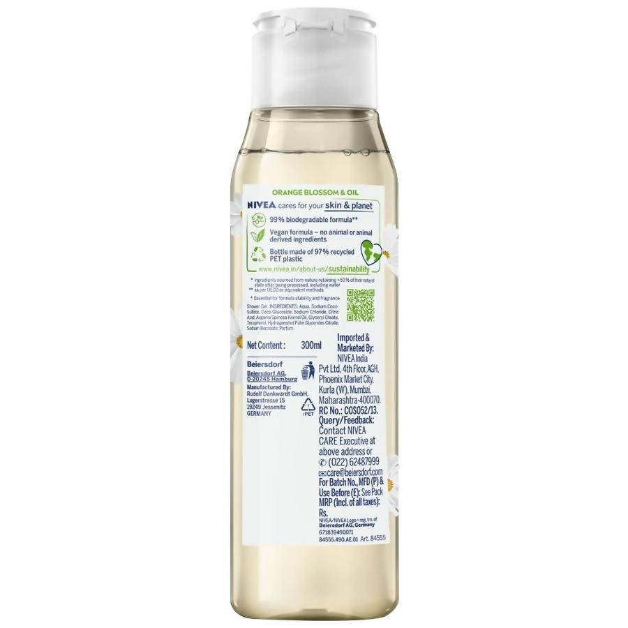 Nivea Naturally Good Orange Blossom & Oil Shower Gel | Grocsy