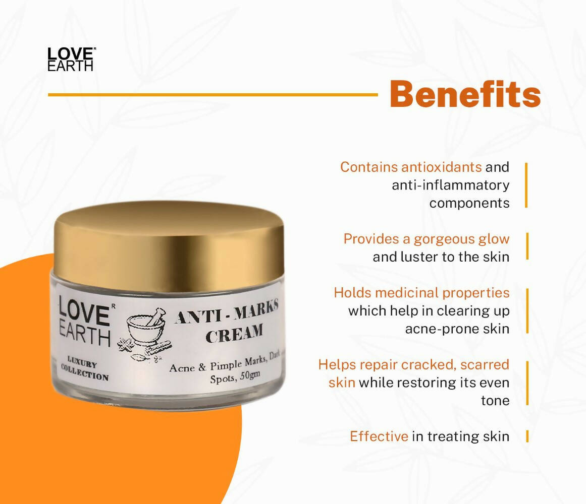 Love Earth Anti - Marks Cream | Grocsy