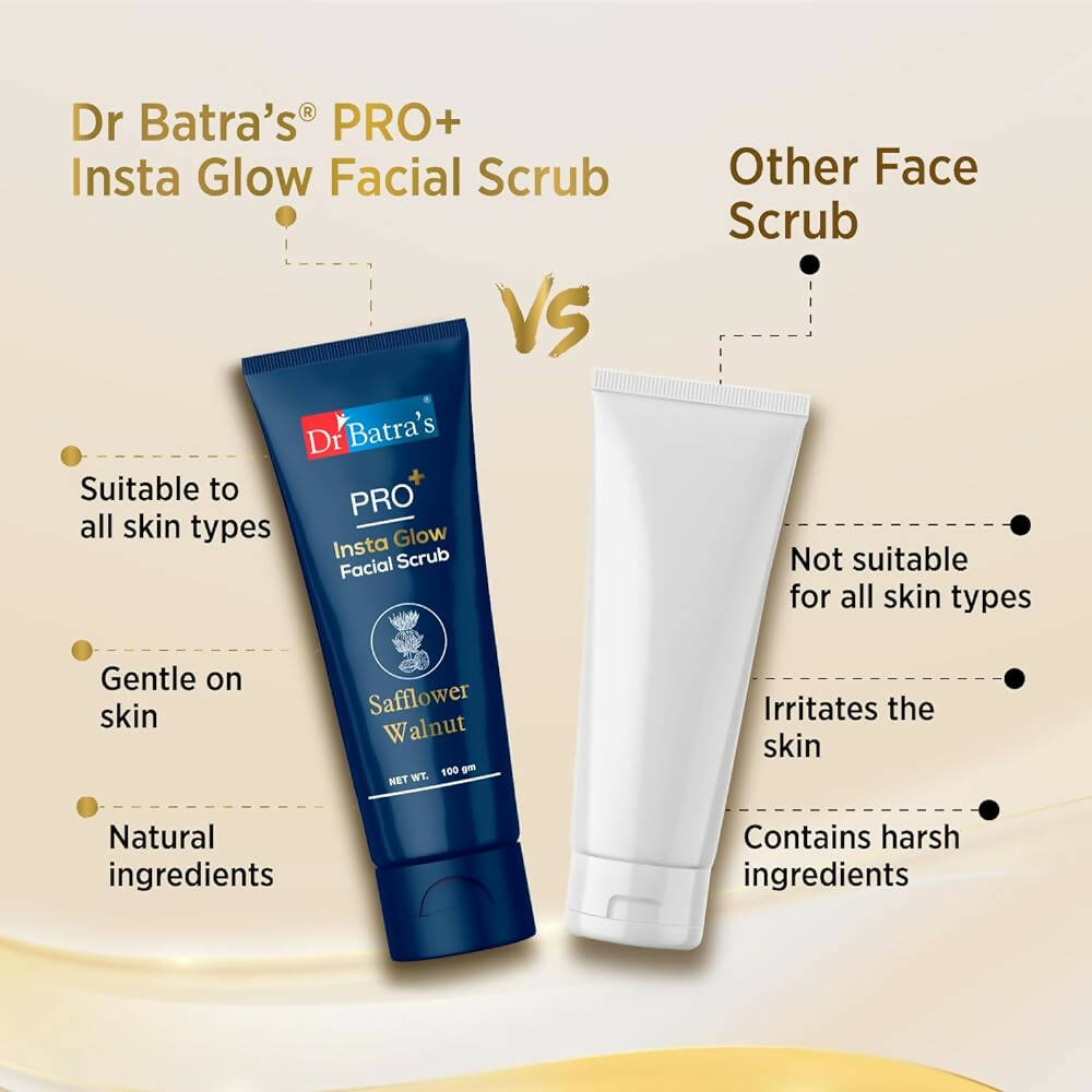 Dr. Batra's PRO+ Insta Glow Facial Scrub | Grocsy