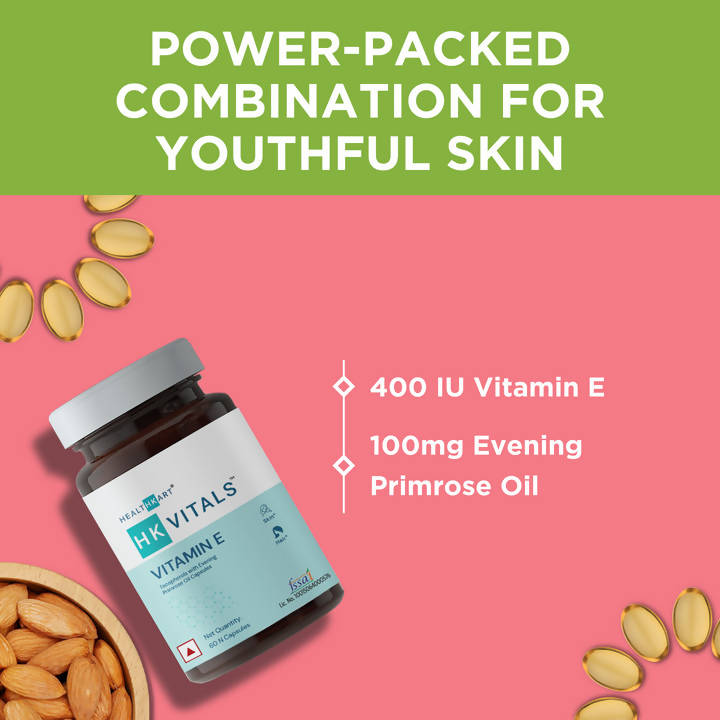 HK Vitals Vitamin E Capsules | Grocsy