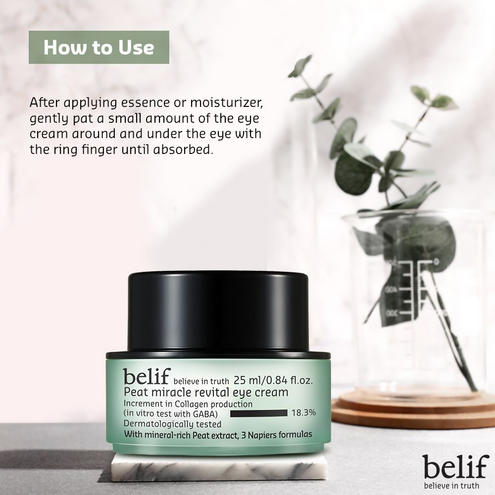 Belif Peat Miracle Eye Cream | Grocsy