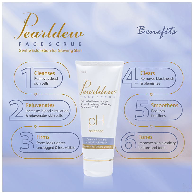 Pearldew Face Scrub | Grocsy