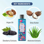 Eartho Essentials Juicy Berry Fusion Ayurvedic Shower Gel | Grocsy