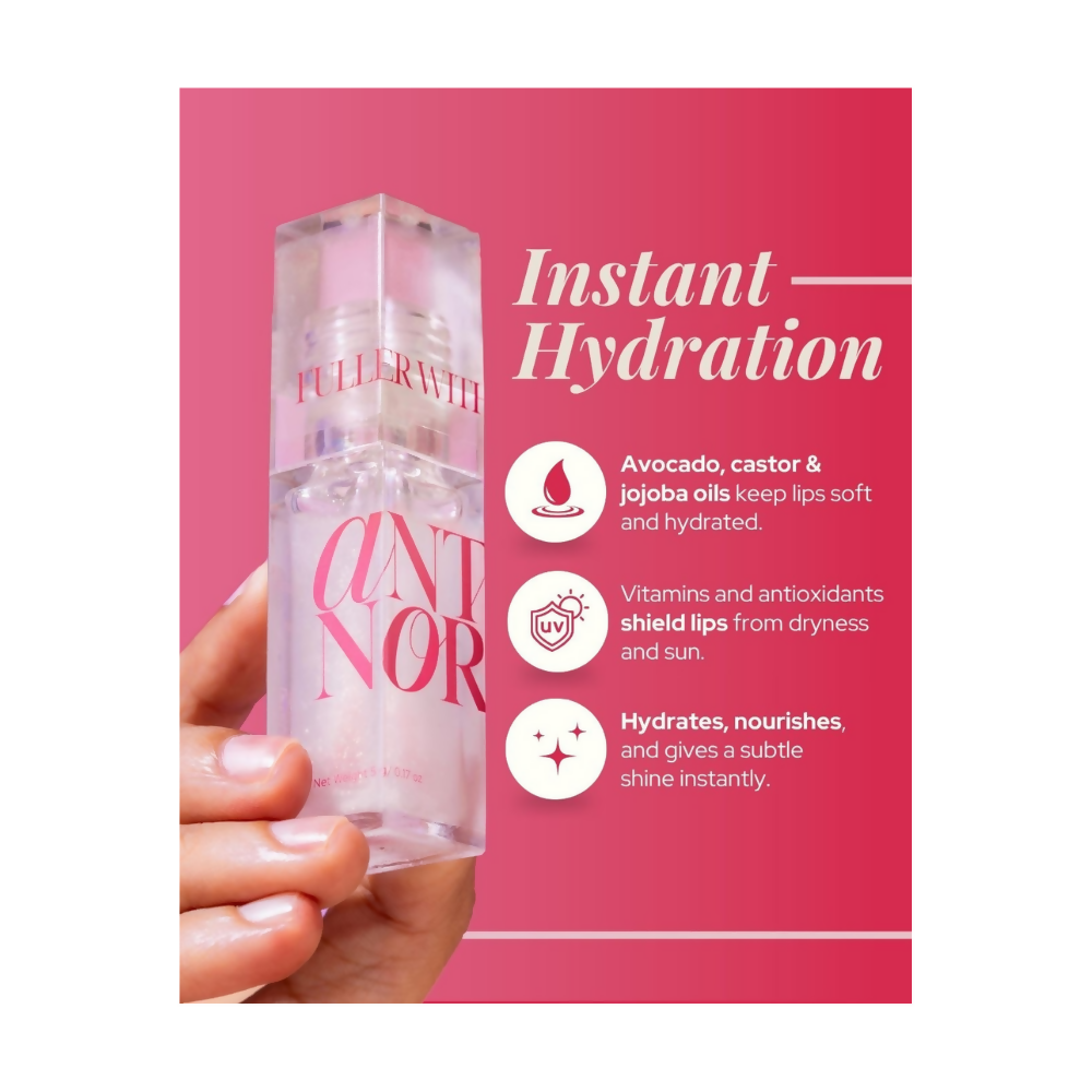 Antinorm Bye Bye Blow Dry Hair Serum and Fuller Without Filler Lip Balm Combo | Grocsy
