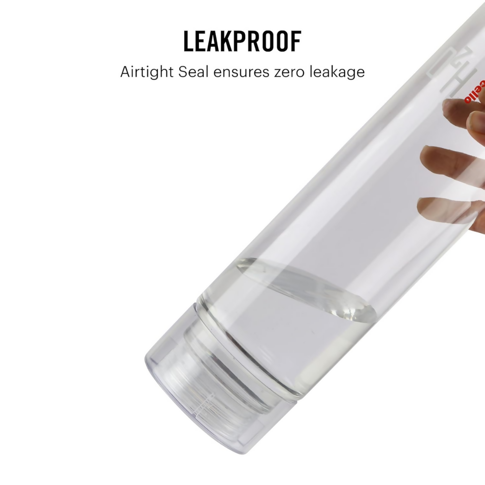 Cello H2O Round Unbreakable Plastic Water Bottle Premium Edition | Grocsy