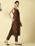 Myshka Women's Multi Straight Printed Kurta | Grocsy