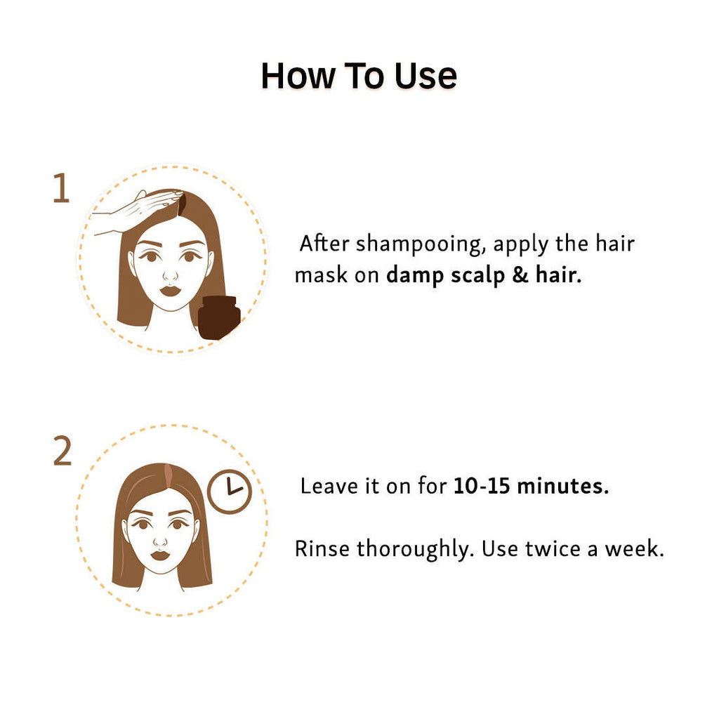 mCaffeine Naked & Raw Coffee Hair Mask | Grocsy