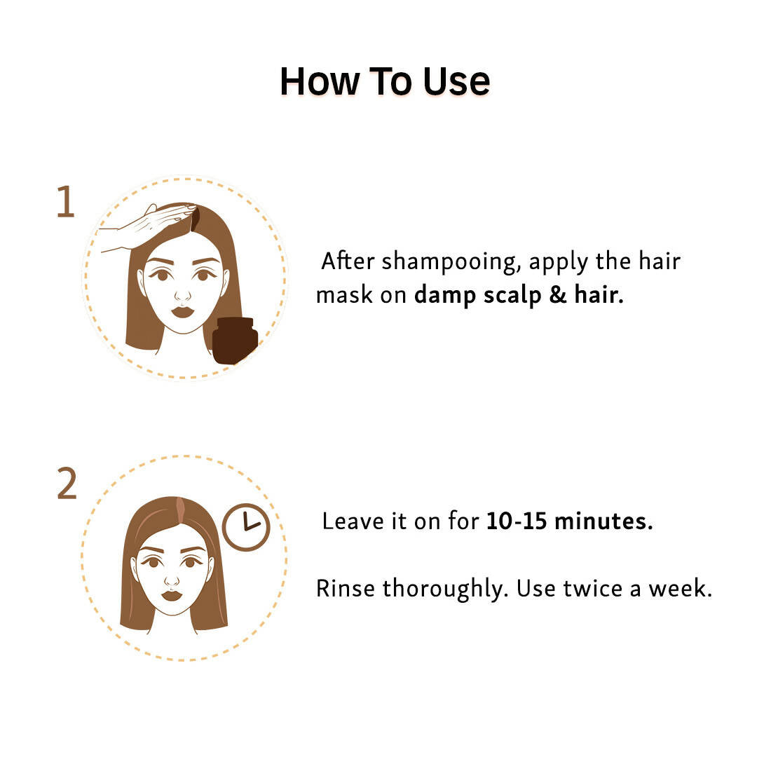 mCaffeine Naked & Raw Coffee Hair Mask | Grocsy
