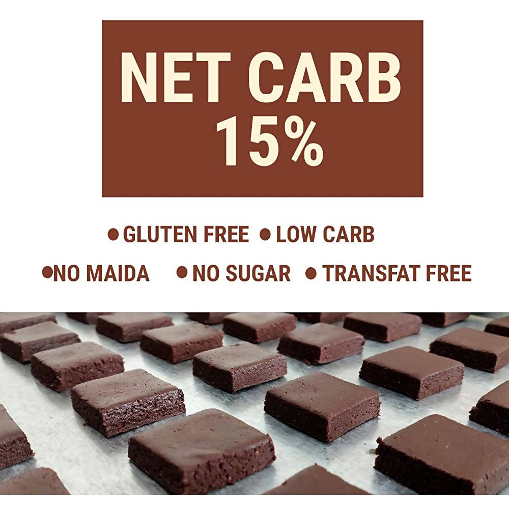 NutroActive Desi Ghee Barfi Hazelnut Chocolate | Grocsy