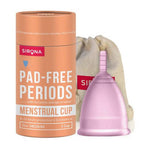 Sirona Reusable Menstrual Cup with Pouch | Grocsy