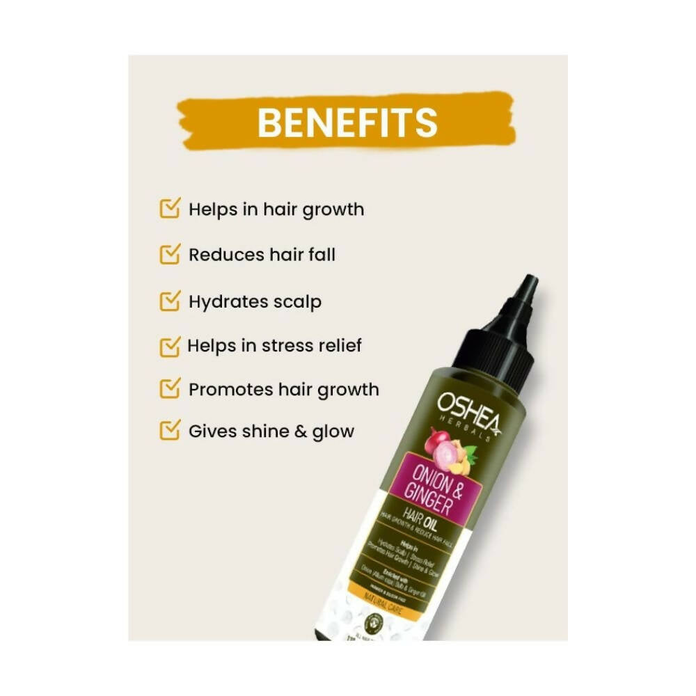 Oshea Herbals Onion & Ginger Hair Oil | Grocsy