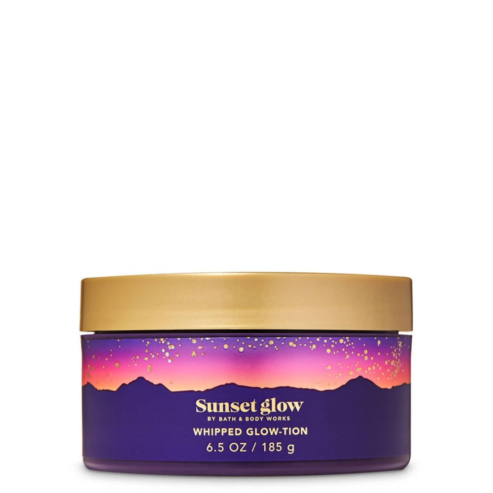Bath & Body Works Sunset Glow Whipped Glow-Tion | Grocsy