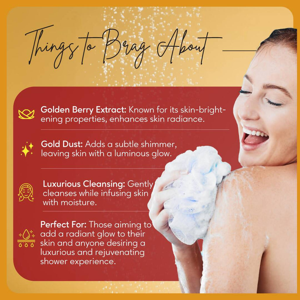 Careberry Golden Berry & Gold Dust Body Wash | Grocsy