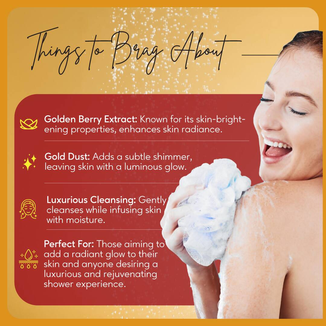 Careberry Golden Berry & Gold Dust Body Wash | Grocsy