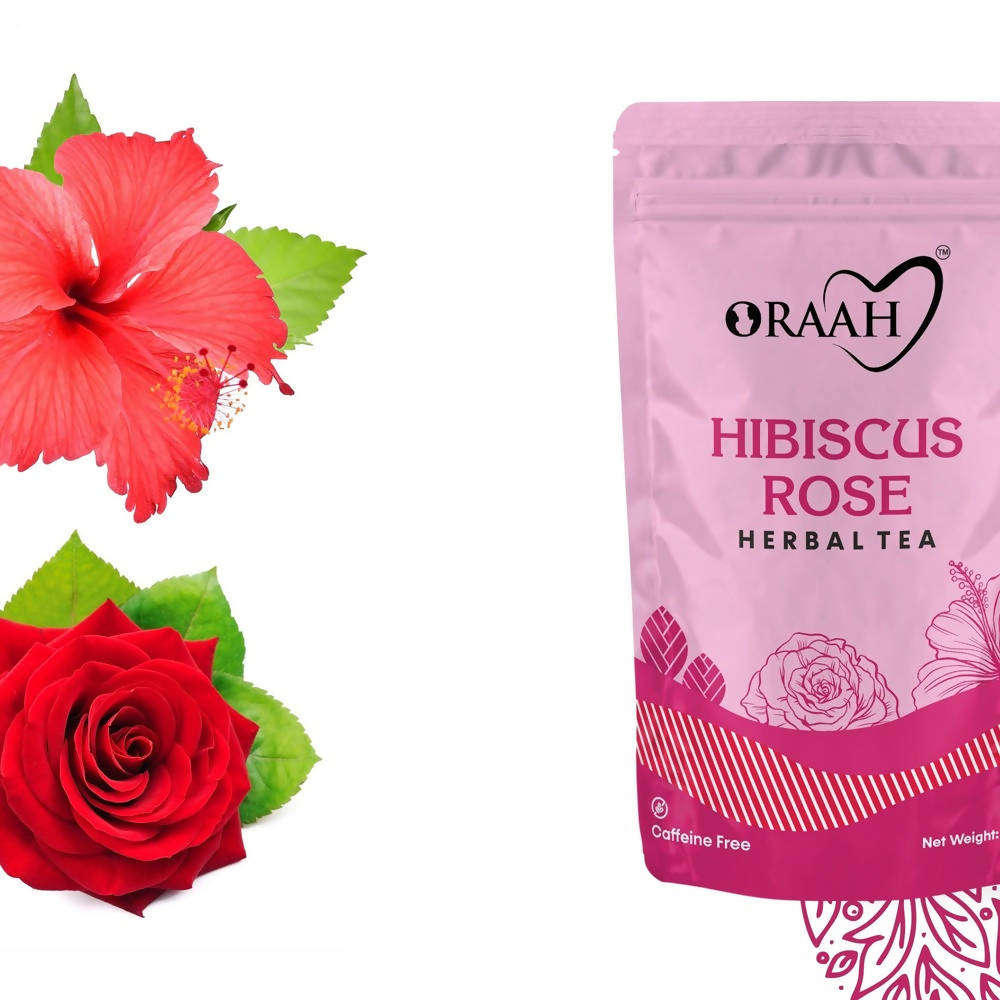 Oraah Hibiscus Rose Herbal Tea | Grocsy