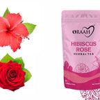 Oraah Hibiscus Rose Herbal Tea | Grocsy