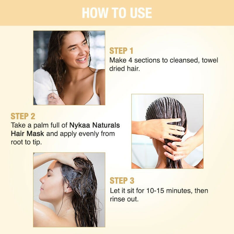 Nykaa Naturals Reetha & Shikakai Hair Mask for Damage Repair & Sulphate-Free | Grocsy