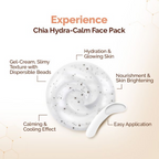 Mamaearth Chia Hydra-Calm Face Pack with Chia Seed & Ceramides | Grocsy