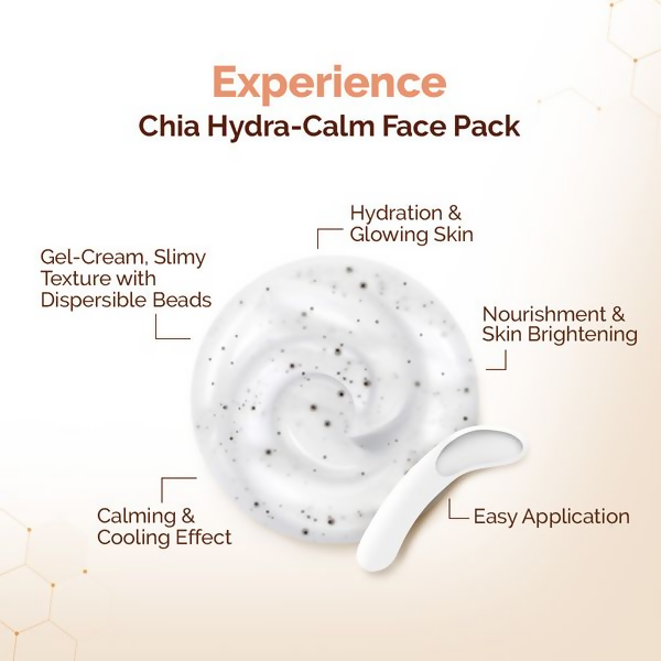 Mamaearth Chia Hydra-Calm Face Pack with Chia Seed & Ceramides | Grocsy