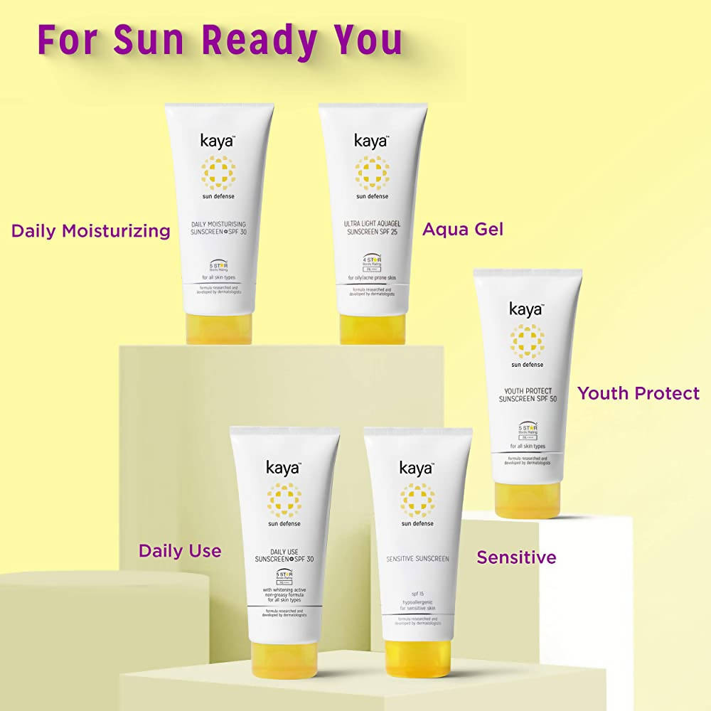 Kaya Ultra Light Aquagel Sunscreen SPF 25 | Grocsy