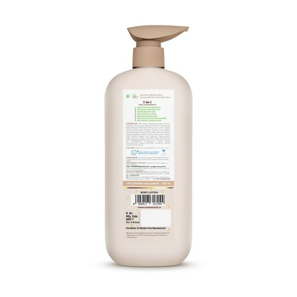 Mamaearth Rice Water Hydrating Body Lotion | Grocsy