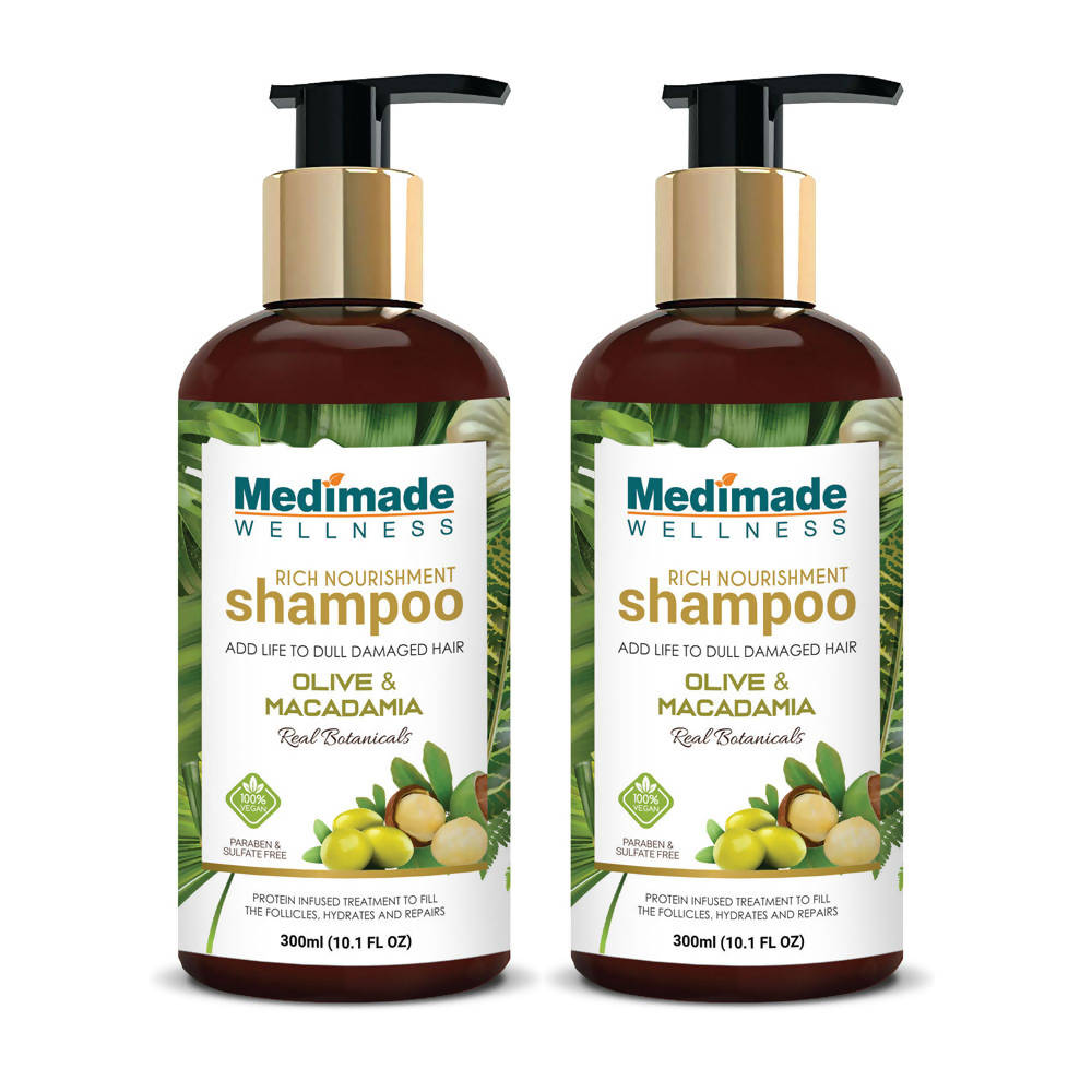 Medimade Wellness Rich Nourishment Shampoo With Olive and Macadamia | Grocsy