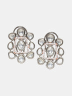 Stone Neckpiece with Studs- Ruby Raang | Grocsy