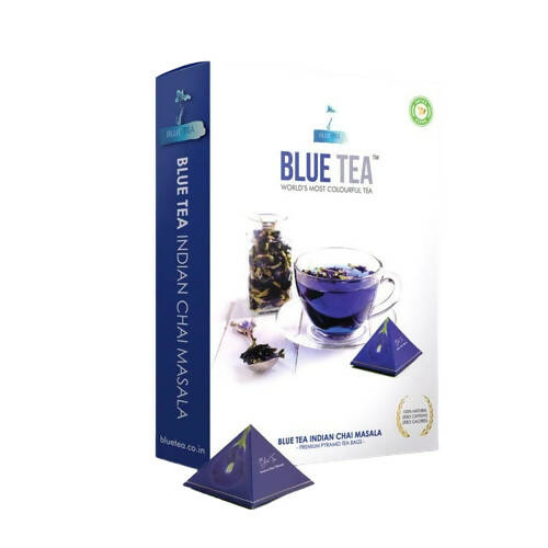 Blue Tea Indian Chai Masala Tea Bags | Grocsy