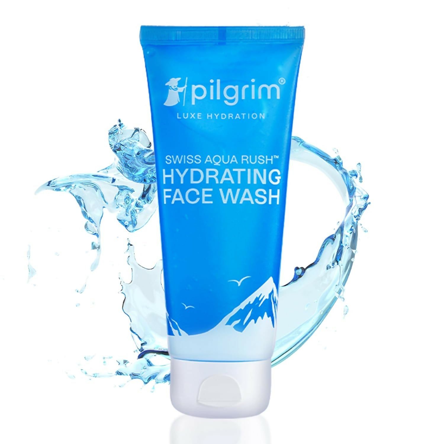Pilgrim Swiss Aqua Rush Hydrating Face Wash, Refreshes Skin & Restores Hydration | Grocsy