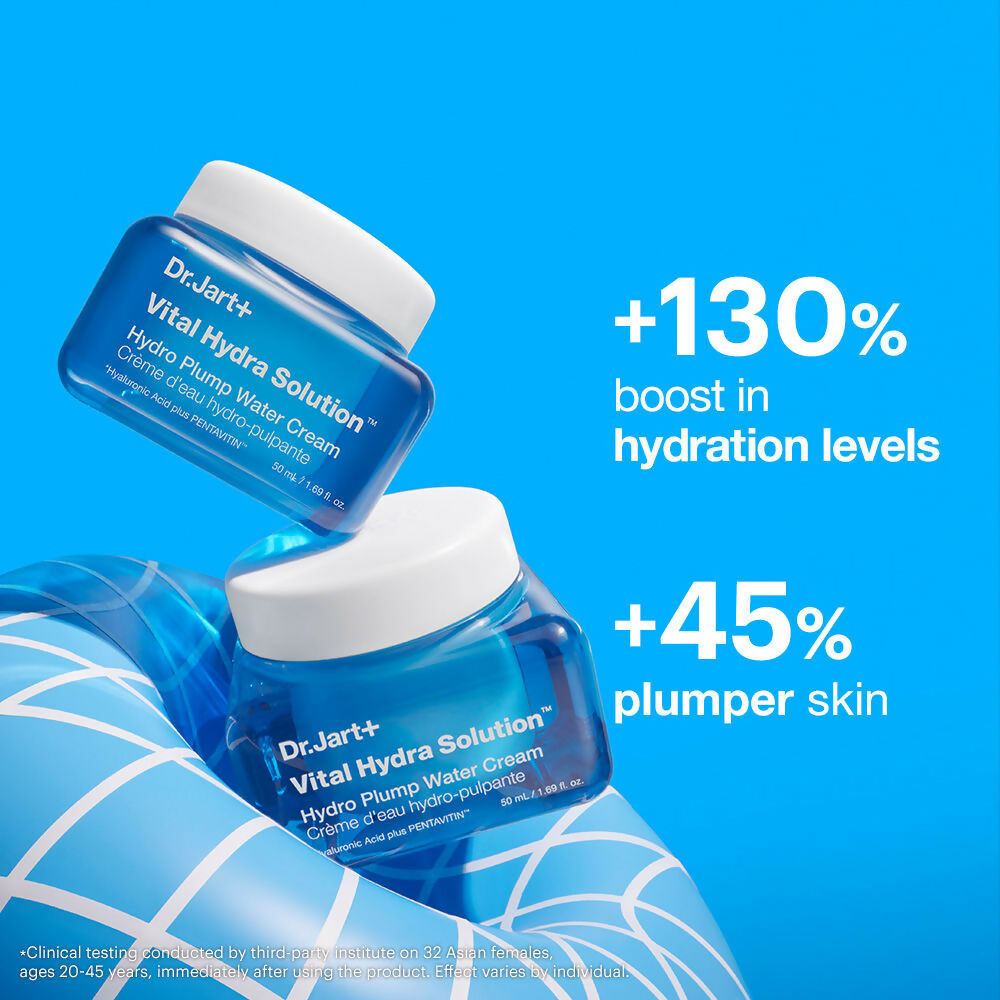 Dr.Jart+ Vital Hydra Solution Hydro Plump Water Cream Moisturizer with Hyaluronic Acid for Glass Skin | Grocsy