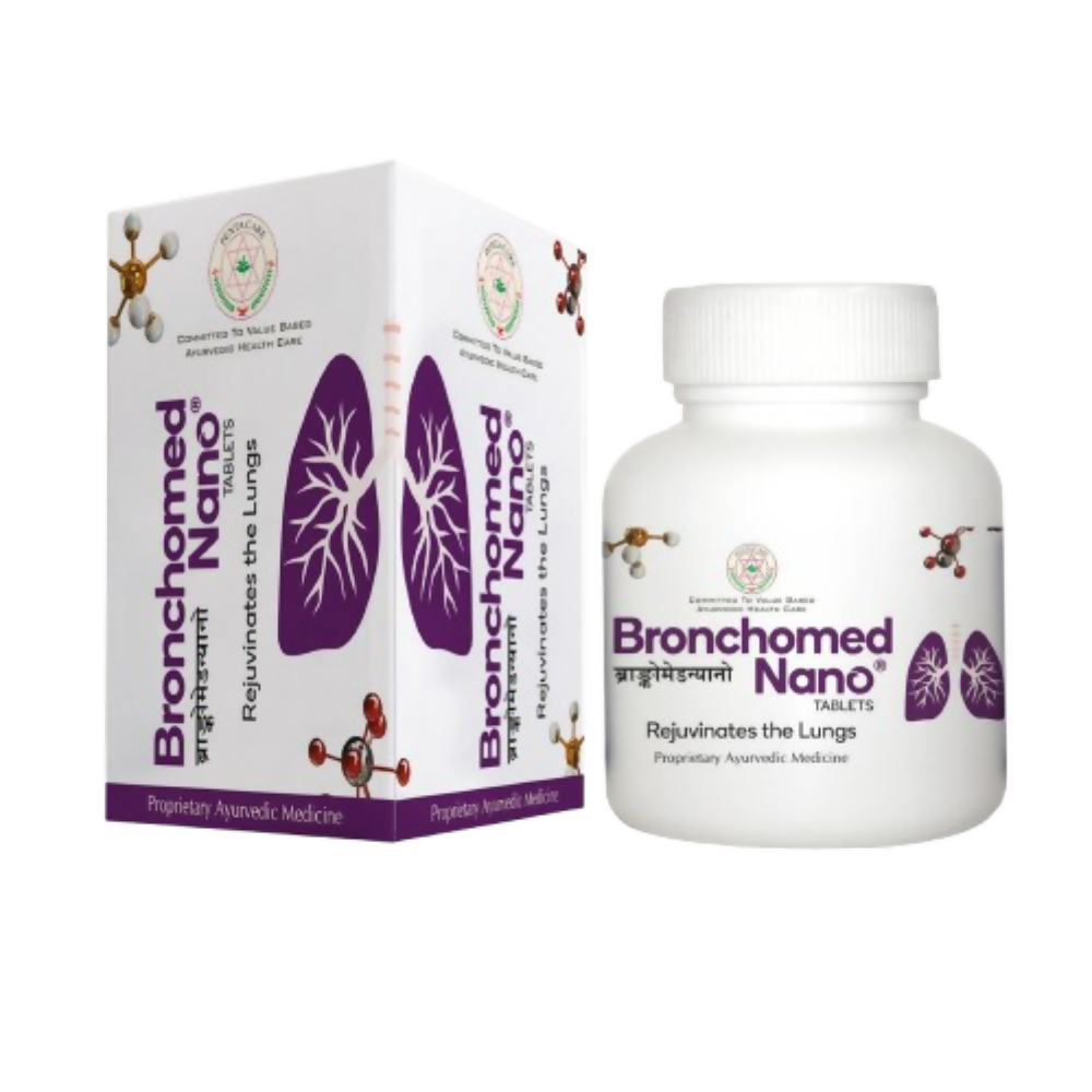 Pentacare Ayurveda Bronchomednano Tablets | Grocsy