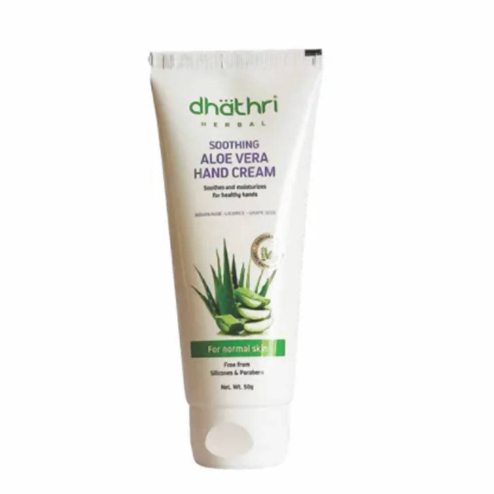 Dhathri Ayurveda Herbal Soothing Aloe Vera Hand Cream | Grocsy
